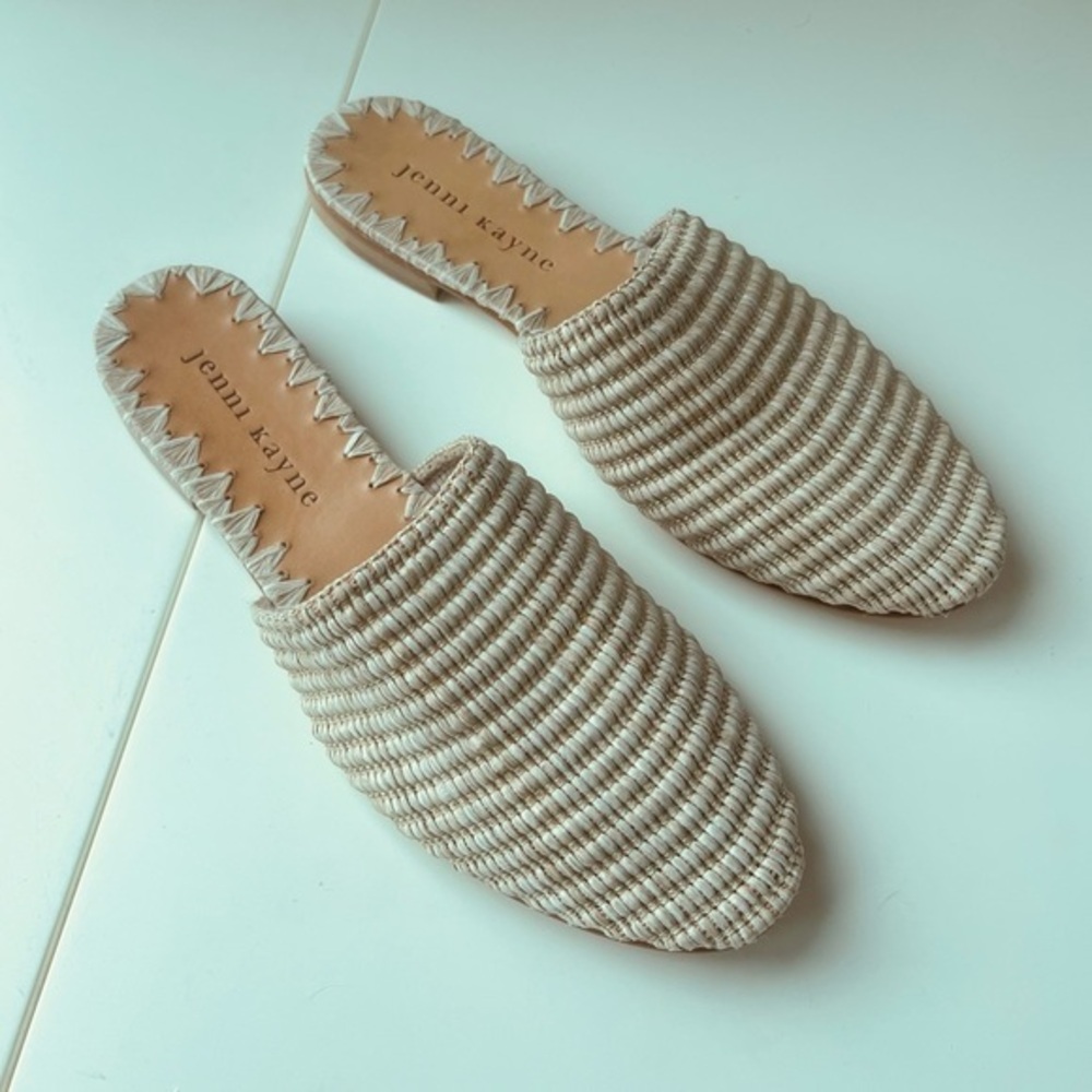 Jenni Kayne Raffia Mules